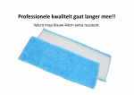 Mop Microvezel 44 x 13 cm blauw ultra resistent