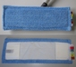Mop blauw met pockets, flappen en kleurcodering 46 x 14 cm
