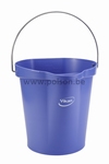 Emmer 12 liter: 323 x 312 x 318 mm. Paars