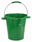 Emmer 20 liter: 380 x 470 x 470 mm Groen