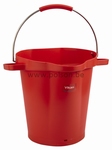 Emmer 20 liter: 380 x 470 x 470 mm Rood