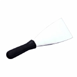 Spatel RVS - handvat - 8 cm - ZWART