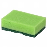 Schuurspons gekleurd - pak 10 stuks