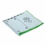 Microvezeldoek Greenspeed Original Heavy met vouw-techniek bedrukking - 40 x 40 cm - BLAUW