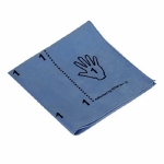 Microvezeldoek Greenspeed Topswipe met vouw-techniek bedrukking - 40 x 40 cm - BLAUW