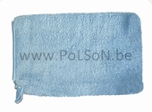 Zakje 5 x Washandschoen Elegant blauw