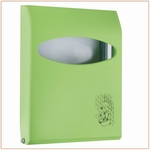 Toiletbrilovertrekdispenser Mini 200vel Groen 1st