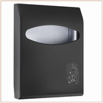 Toiletbrilovertrekdispenser Mini 200vel Zwart 1st