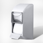 Toiletpapier dispenser vertikaal wit dubbel std rollentjes
