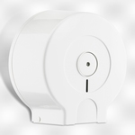 Mini Jumbo Toiletroldispenser met slot wit