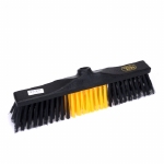Straatbezem industrie - 40 cm - ZWART/GEEL
