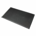Rubber ringmat met rand 12,5 mm - 120 x 180 cm - GRIJS