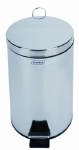 Pedaalemmer in mat RVS - 12 l