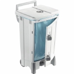 Bomabin Select Pedal Classic Ergo - 90 l - WIT - deksel WIT