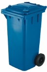 Mini container met 2 wielen - 140 l - BLAUW