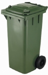 Mini container met 2 wielen - 140 l - GROEN