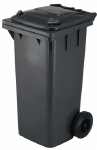 Mini container met 2 wielen - 140 l - GRIJS