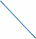 Glasfibersteel met schroefdraad - 140 cm - BLAUW