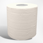 Mediumrol 100% cellulose 2 - laags wit / 6 rollen