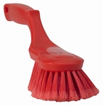 Ergonomische handborstel - 70 x 65 x 325 mm rood